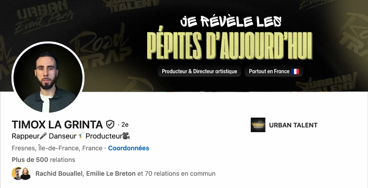 Exemple de refonte de profil LinkedIn 16